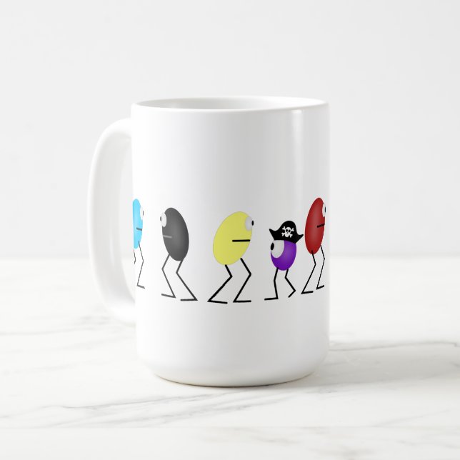 Taza De Café Jelly Beans Mug (Anverso izquierdo)