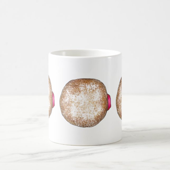 Taza De Café Jelly Donut Donuts Doughnut Hanukkah Chanukah Mug (Centro)