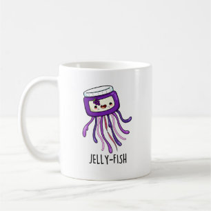 Taza De Café Jelly-fish Funny Jelly Jar Pun