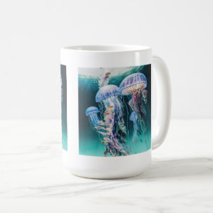 Taza De Café Jellyfish Classic Mug, 15 oz