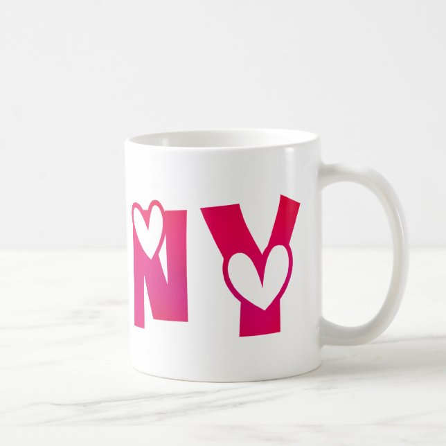 Taza De Café Jenny in Hearts (Derecha)