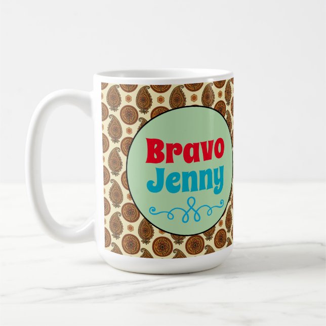Taza De Café Jenny Latte Mug (Izquierda)