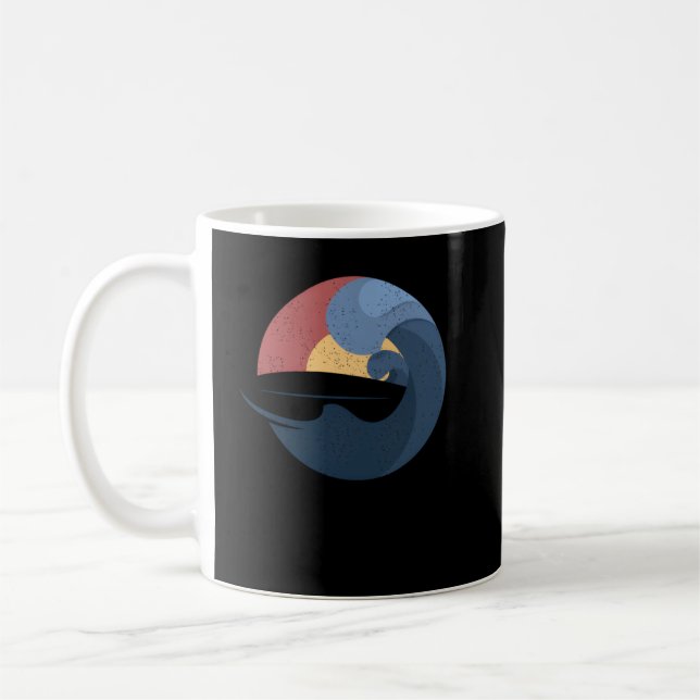 Taza De Café Jensen Beach Fl Summertime Vacation Surfboardin (Izquierda)