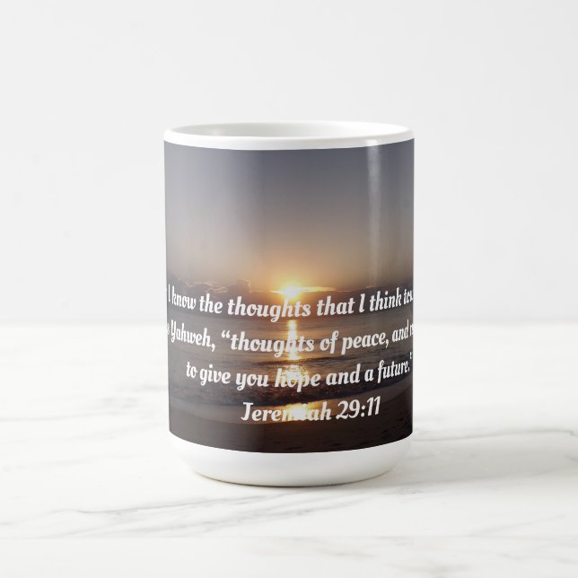 Taza De Café Jeremiah 29:11 Café Mug (Centro)