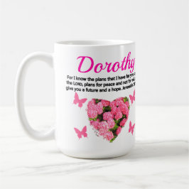 TAZA DE CAFÉ JEREMIAH PERSONALIZADA POR LA FLORAL DE COLOR ROSA