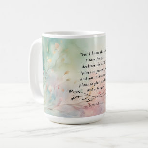 Taza De Café Jeremías 29:11 Imagen de Versículo Bíblico