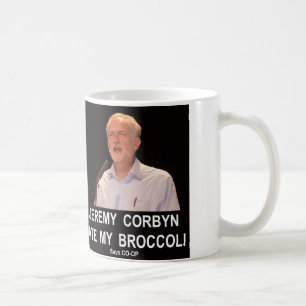 Taza De Café Jeremy Corbyn comió mi bróculi