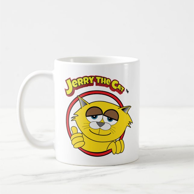 Taza De Café Jerry El Gato Se Sube A Coffee Mug (Izquierda)