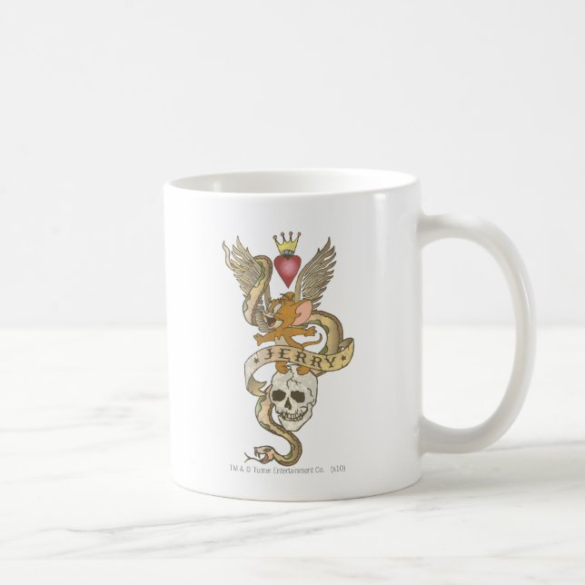 Taza De Café Jerry Twisted Tattoo 2 (Derecha)