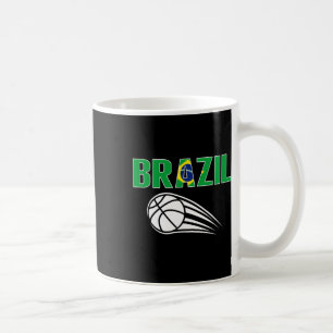 Taza De Café Jersey de Fans de Brasil Sketll - Deporte Bandera