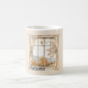 Taza De Café Jersey de girasoles femeninos rubios