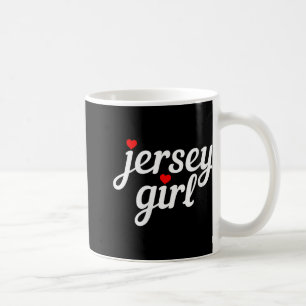 Taza De Café Jersey de mujer Chica Nueva Jersey Corazón Diverti