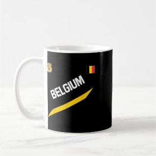 Taza De Café Jersey de viaje de fútbol belga Allez La Be