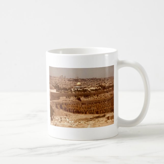 Taza De Café Jerusalén del oro (Derecha)