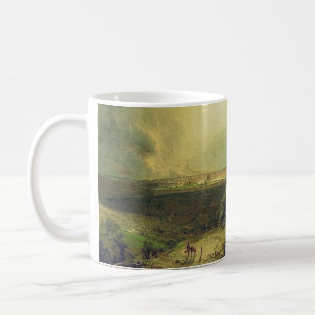 Taza De Café Jerusalén desde el Monte de los Olivos (Izquierda)