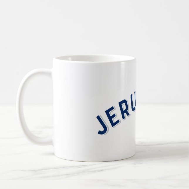 Taza De Café Jerusalén Isreal (Izquierda)