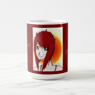 Taza De Café Jessica, artista gráfico, autorretrato