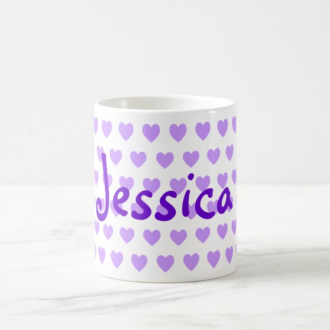Taza De Café Jessica en morado (Centro)