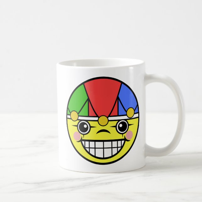 Taza De Café Jester Face Coffee Mug (Derecha)