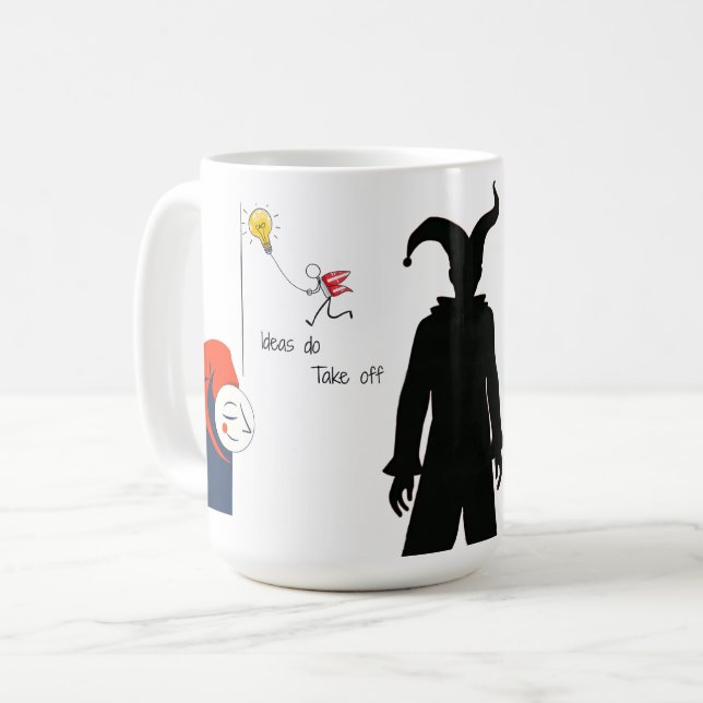 Taza De Café Jester Patch (Anverso izquierdo)