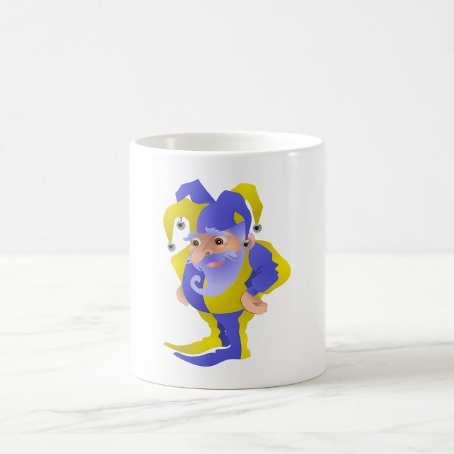 Taza De Café Jester Púrpura Y Verde (Subido por el creador)