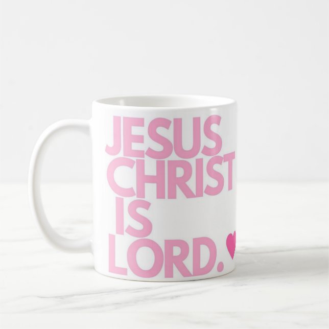 Taza De Café Jesucristo es el Señor Mug (Izquierda)
