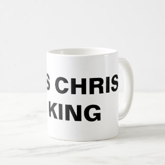 Taza De Café "Jesucristo es Rey"