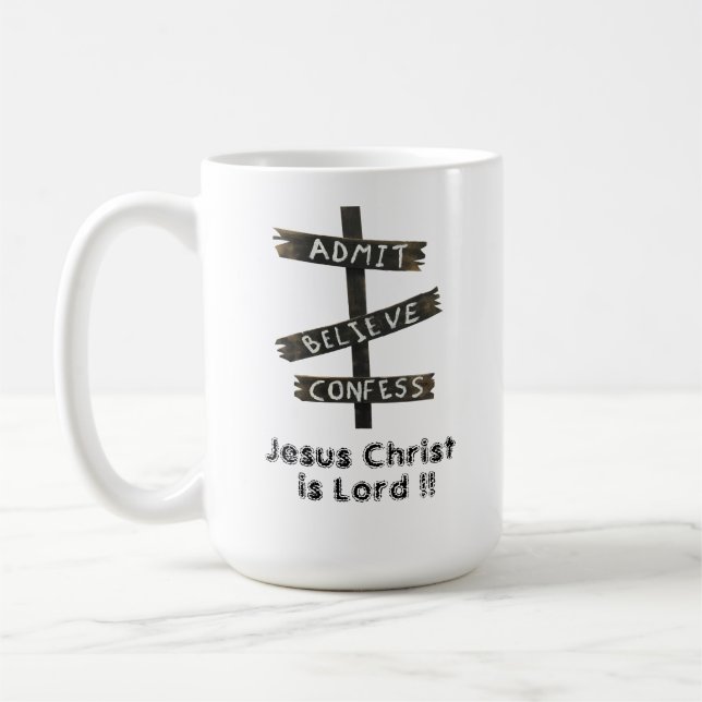 Taza De Café Jesucristo es Señor (Izquierda)