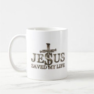 Taza De Café Jesucristo Salvó Mi Vida Regalo Para Mujeres Hombr