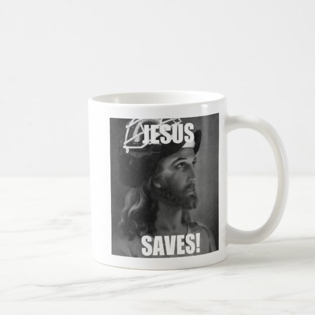 Taza De Café Jesús ahorra (Derecha)