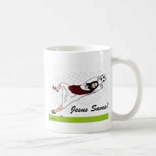 TAZA DE CAFÉ ¡JESÚS AHORRA!
