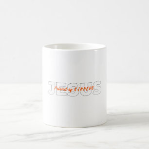 Taza De Café JESÚS. Amigo de SINNERS.