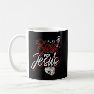 Taza De Café Jesus Bajista Cristiano Bajista Bajo Eléctrico