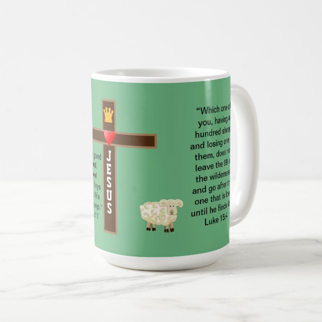 Taza De Café Jesús Buen Pastor (Anverso derecho)