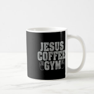 Taza De Café Jesús Coffee Gym Christian Workout WeightlifF