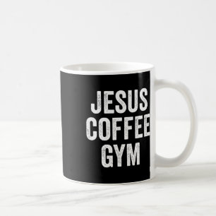Taza De Café Jesús Coffee Gym Christian Workout WeightlifF
