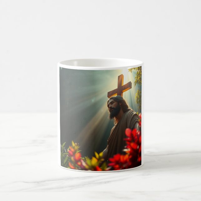 Taza de café Jesús Cristo en el Jardín (Centro)