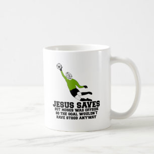Taza De Café Jesús divertido ahorra