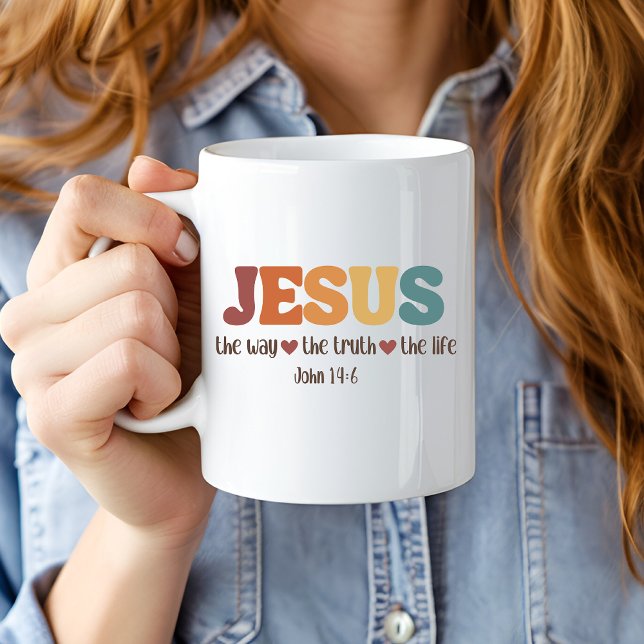 Taza De Café Jesús El Camino, La Verdad, La Mugre Cristiana (Subido por el creador)