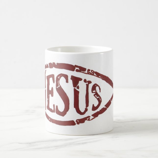 Taza De Café jesus el pez (Centro)