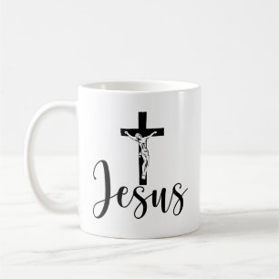 Taza De Café Jesús En La Cruz
