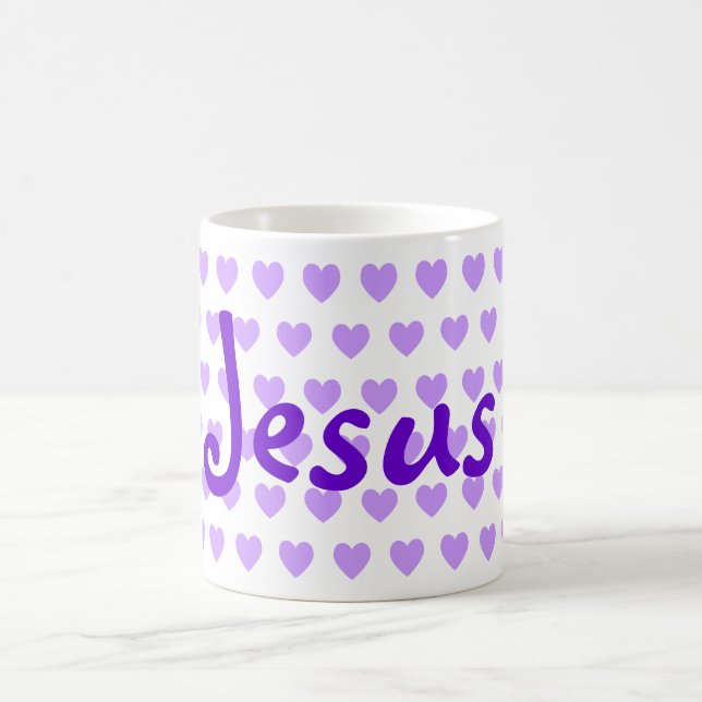 Taza De Café Jesús en morado (Centro)