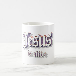 Taza De Café Jesús es 3D vivo
