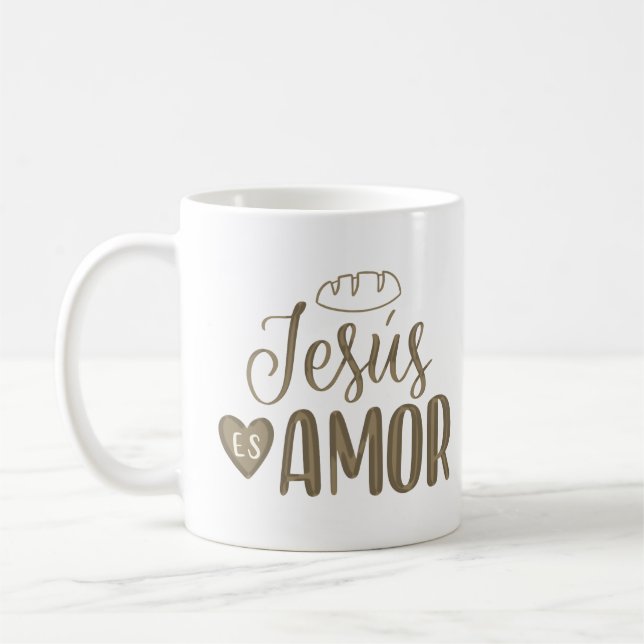 Taza De Café jesús es amor (Izquierda)