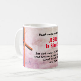 Taza De Café JESÚS ES AYUDA Cristiana RISEN