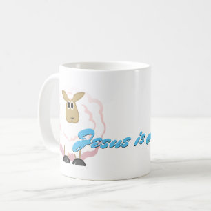 Taza De Café Jesús es el Señor - Flauta oveja