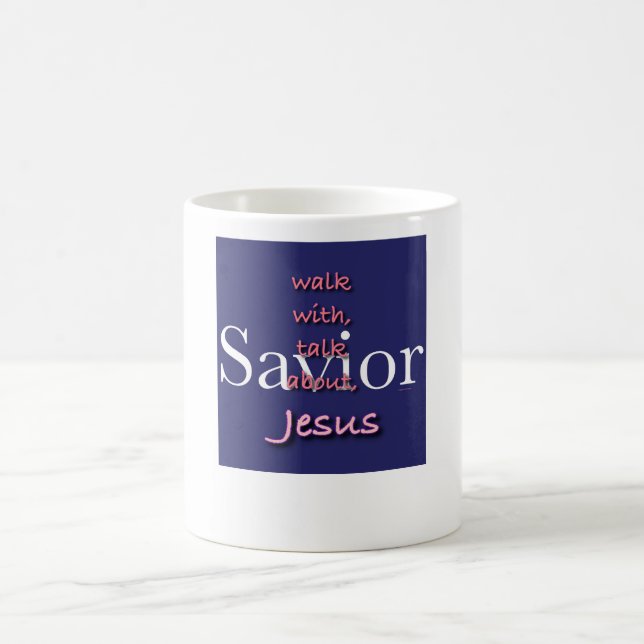 Taza De Café Jesús es el tazón del café salvador (Centro)