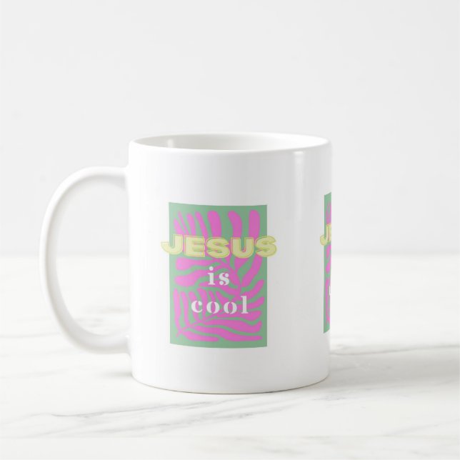 Taza De Café Jesús es Guay, Mug Cristiano, Café (Izquierda)