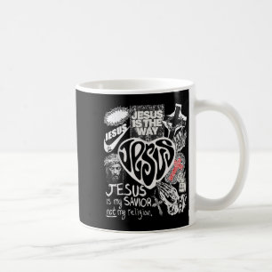 Taza De Café Jesús Es La Forma En Que La Biblia Cristiana Verse