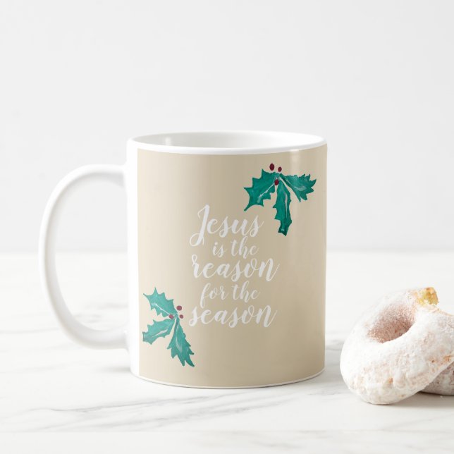 Taza De Café Jesús es la razón de la temporada (Con donut)